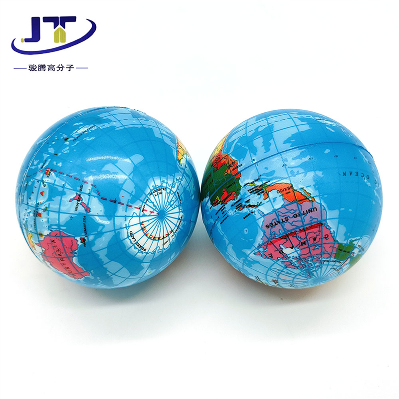 東莞廠家定做PU發(fā)泡高彈力球 PU全彩印玩具球 PU康復球 PU玩具